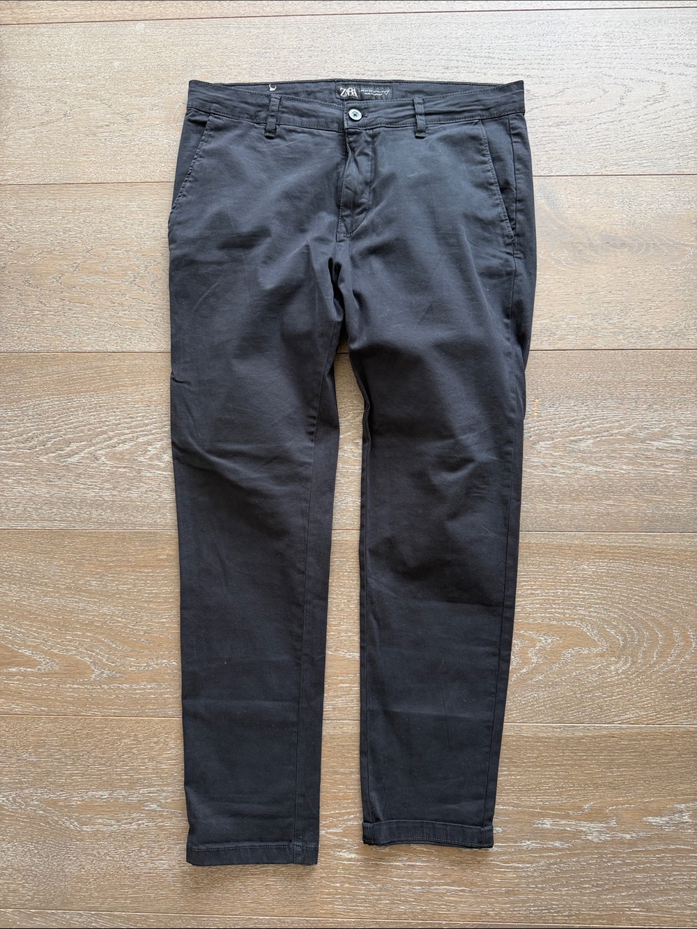 Zara Men's Black Slim Chino Jeans